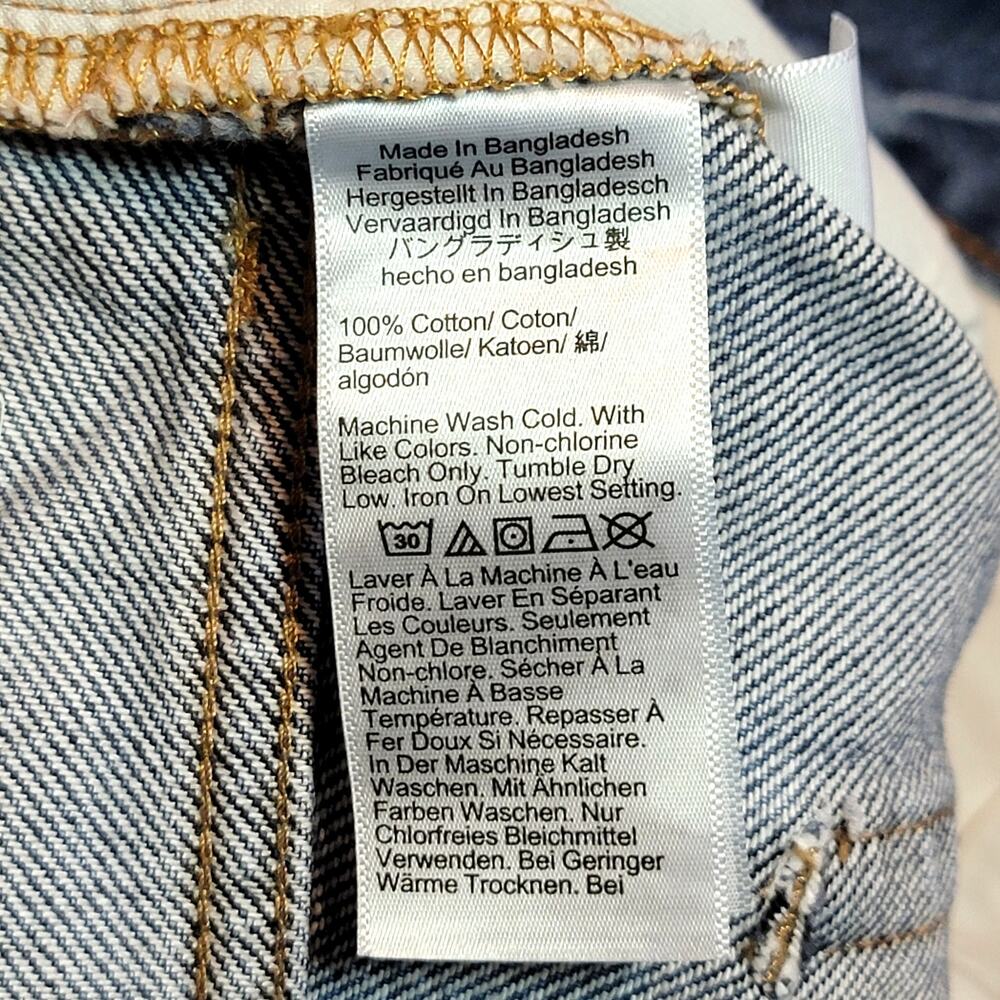 J. Crew NWT 90s Vintage Baggy High Rise Jeans Blue Denim Size 31T - Picture 10 of 12